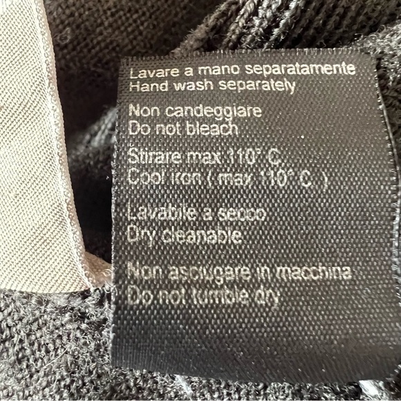 Ermenegildo Zegna 100% Wool Men Crew Neck Pullover Sweater Made in Italy - Picture 8 of 9
